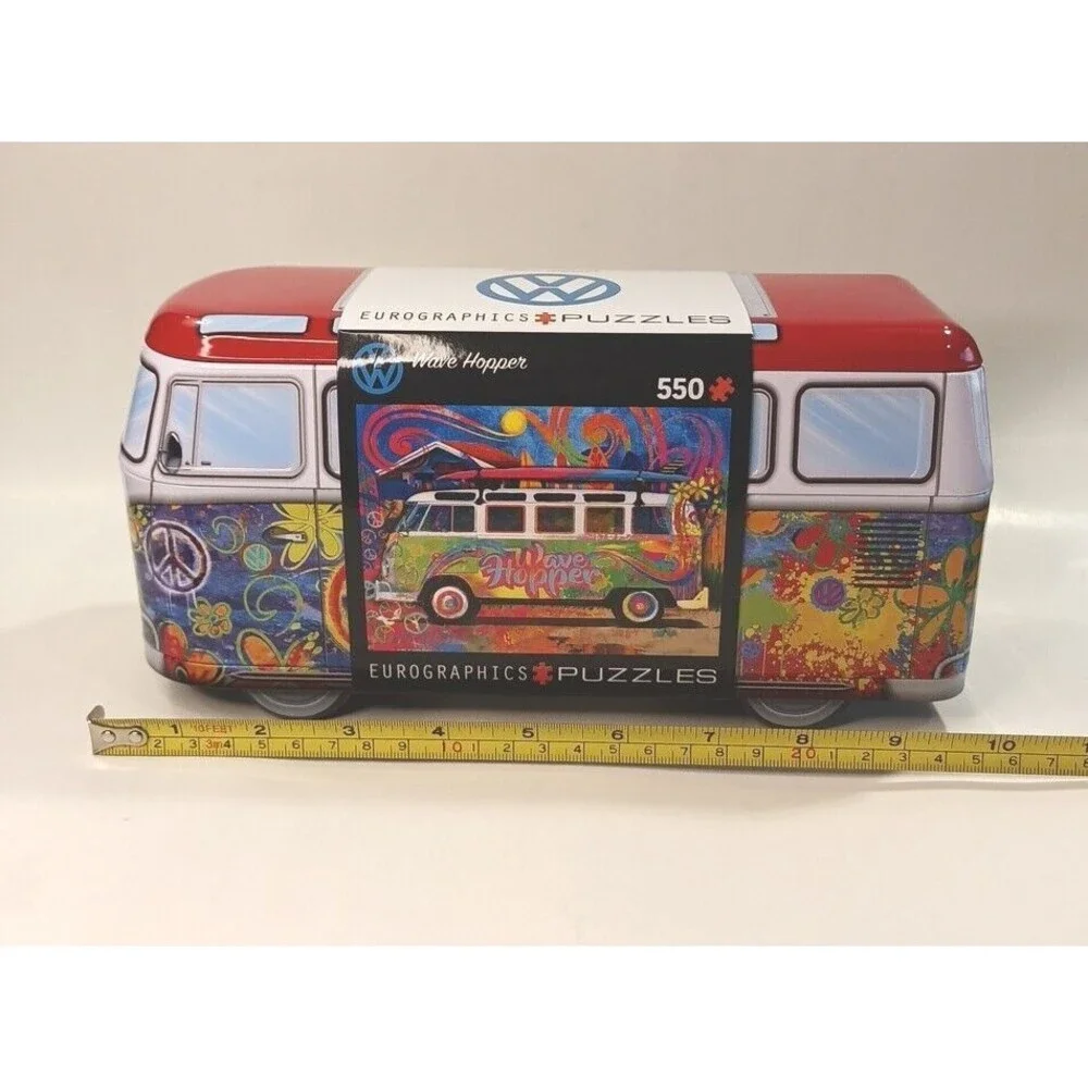 EuroGraphics VW Wave Hopper 550-Piece Puzzle in Collectible Tin with Poster